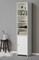 Tall Freestanding Bathroom Laundry Storage Organizer Cabinet Linen Tower, White